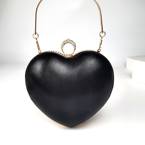 New Love Bag Women's Tassel Diamond Clutch Cheongsam Wedding Heart Dinner Bag