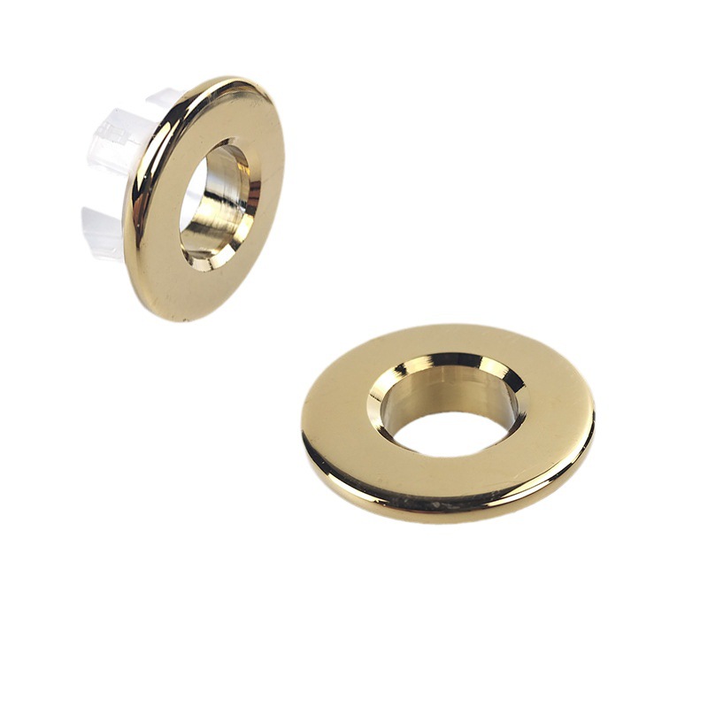 Copper wash basin ceramic wash basin pool art platform basin overflow hole plug accessories hole Mercedes-Benz decorative cover