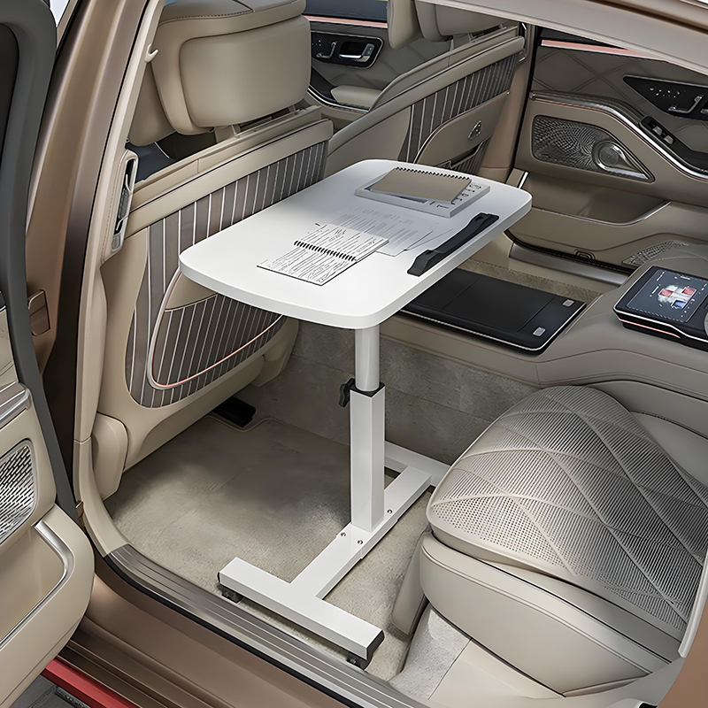Foldable Car-Mounted Small Table for Students to Study, Write Homework, Eat, and Use as a Multifunctional Laptop Table in the Car