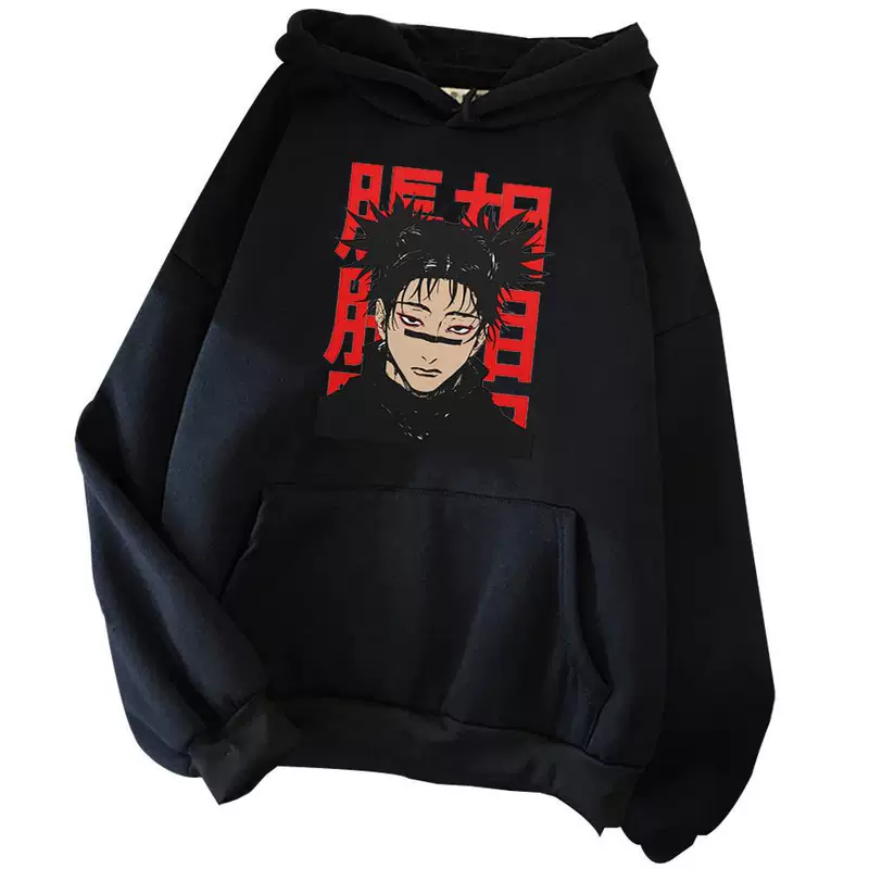 Худи (Jujutsu Kaisen) унисекс, длинный рукав, осеннее повседневное