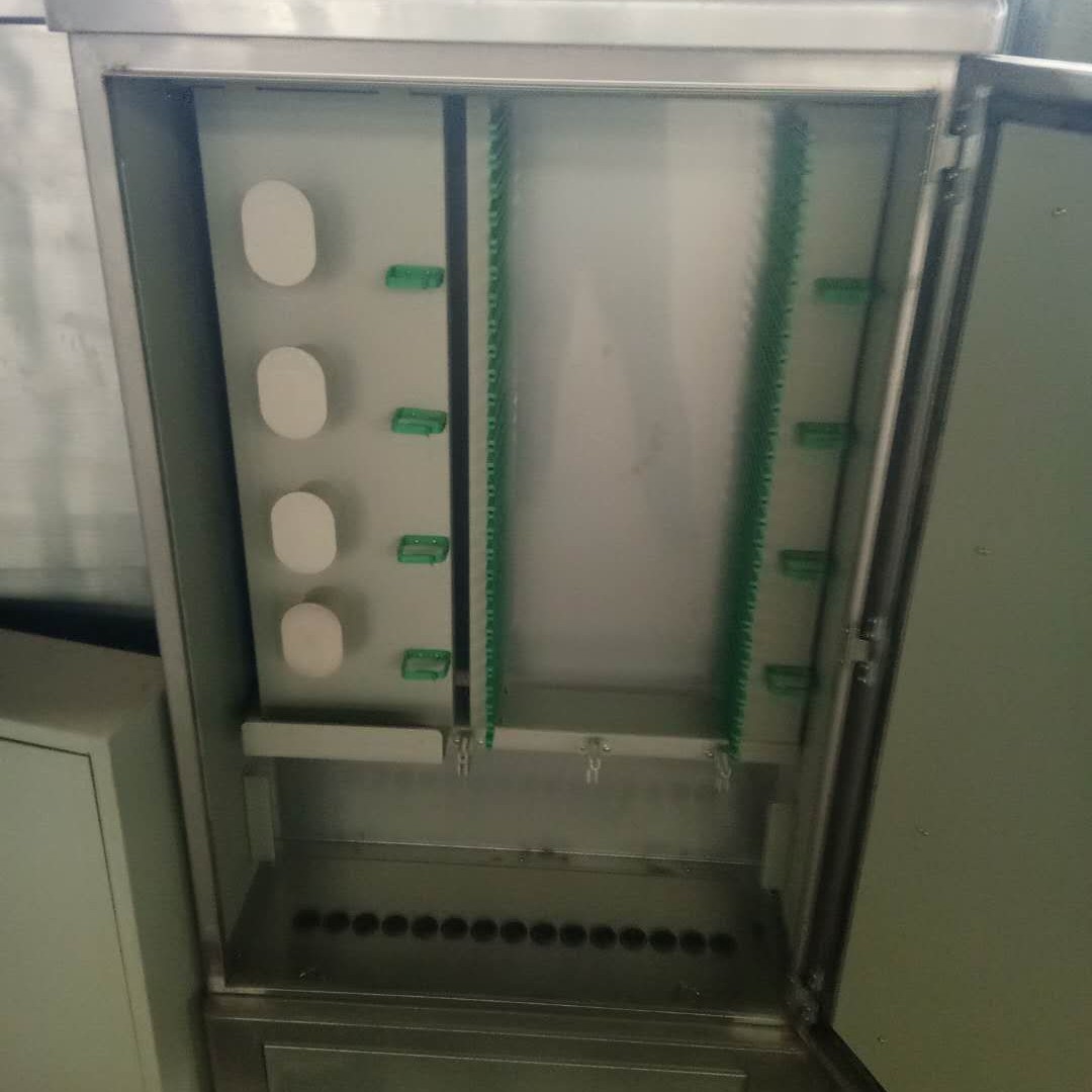 288芯SC-UPC不锈钢光缆交接箱满配 三合一款SMC光交箱批发厂家直