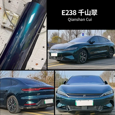 full body color change film wholesale, Auto Color Change Film - thousands-of-mountains-and-green-mountains-calender-grade-2-year-warranty-15217mroll