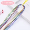 Colorful mixed color rope 0.5mm (12 outfits) have cards with card