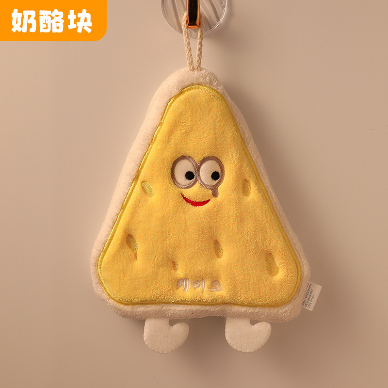 厚手モデル】漫画かわいいハンギングハンドタオル吸水速乾ハンドタオル浴室キッチンハンカチ子供用ワイプ|undefined