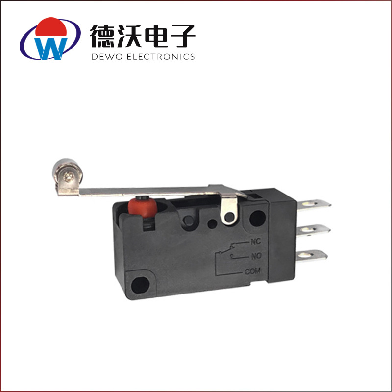 厂家直销防水微动开关咖啡机制冰机防水IP67开关带滚轮手柄