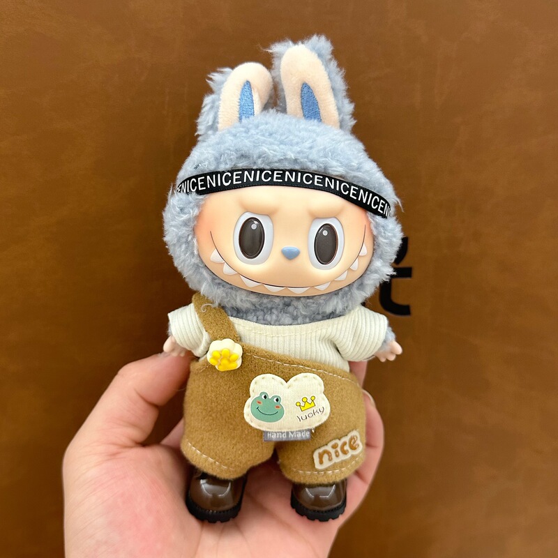 ソースメーカー卸売ラブブ人形服 17 センチメートルラブブブラインドボックスペンダント第一世代と第二世代のビニールぬいぐるみ|undefined