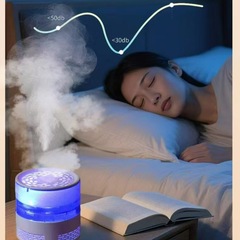 加湿器 UBS カラフルなグラデーションライト噴霧器車小型アロマディフューザー大型スプレー加湿器
