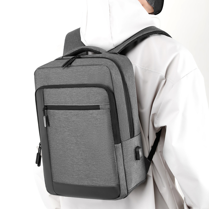 2025 High-Quality Backpack Men's Double-Shoulder Bag Large-Capacity Laptop Bag 16inch Business Travel Backpack&