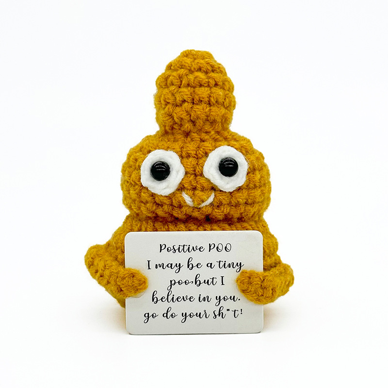 Muñeco Tejido a Mano de Felpa Decorativo para Escritorio y Regalo image 79
