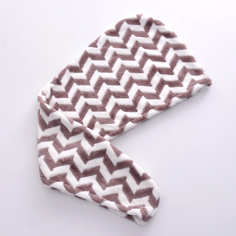 厂家直销超细纤维加厚干发帽女亚马逊速干吸水礼品包头巾干发巾