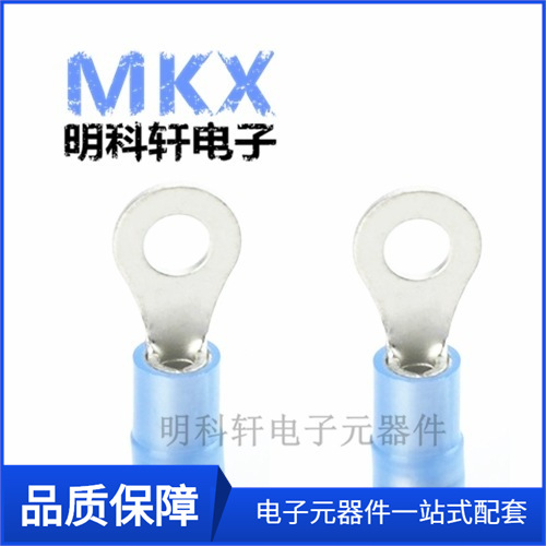 RVN2-3D/10D/4LD 尼龙绝缘护套圆形端子加铜套 1.5-2.5平方