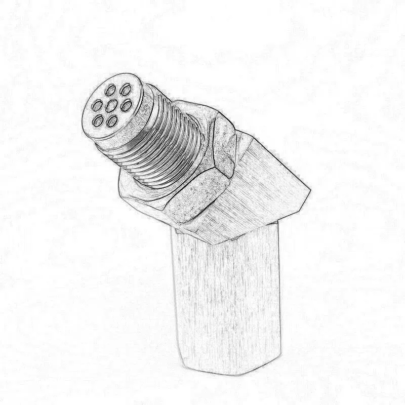 现货热销汽车改装配件通用氧传感器延长适配器接头45度 M18x1.5
