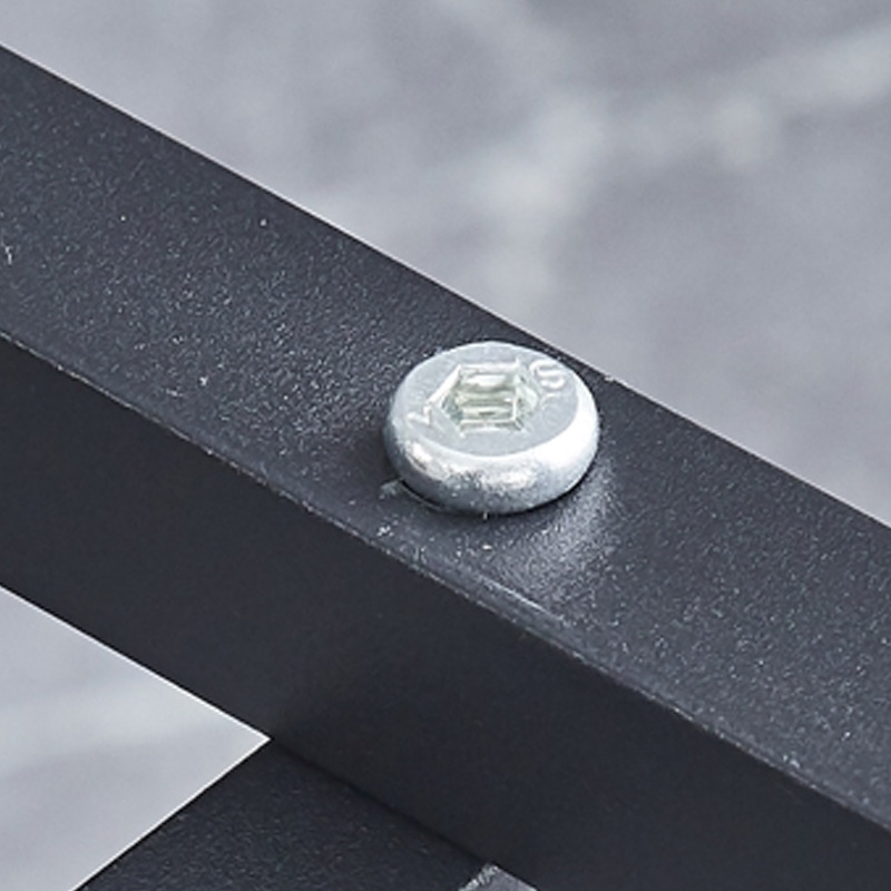 Estantería de hierro de múltiples capas de almacenamiento de piso dormitorio Oficina sala de estar trapezoidal estante de almacenamiento balcón estante de la flor