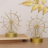 Nordic Creative Gold Ferris Wheel Model Packing Home Living Room Office Wine Cabinet Motor Motor Decoration