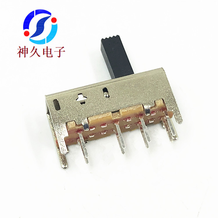 三档拨动开关立式3档照明调温调色波段开关3段滑动开关SS-23H37