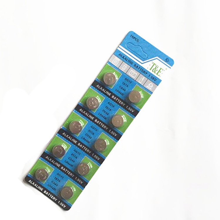 AG13/LR44/A76/1.55V 纽扣电池自行车码表电池玩具卡尺计算器电子