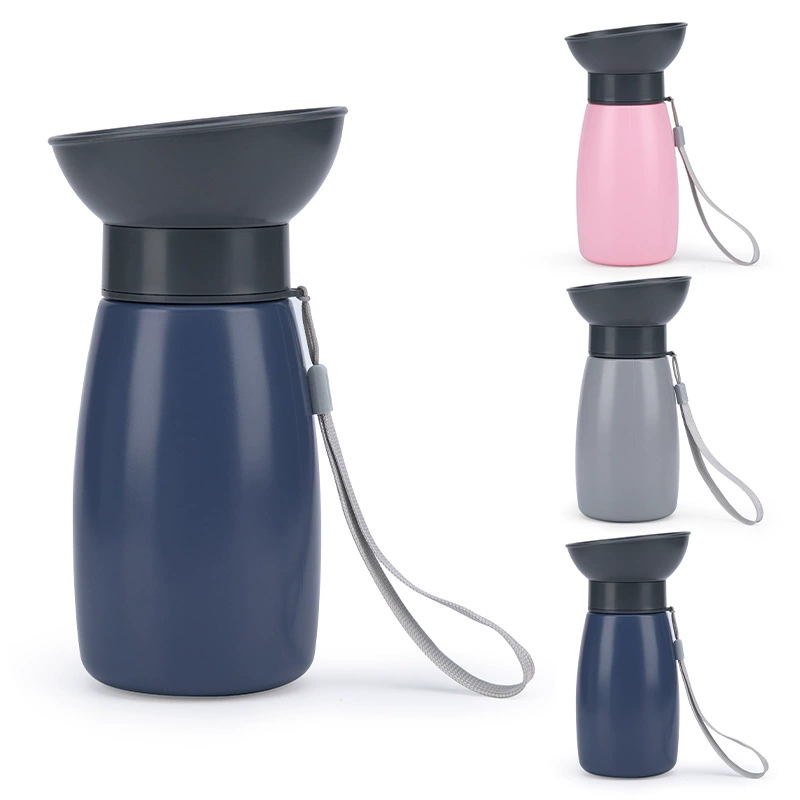 Поилка для собак, портативная емкость для корма для прогулок, переносная бутылка для воды через плечо для кошек и собак, большая емкость, новый трансграничный продукт