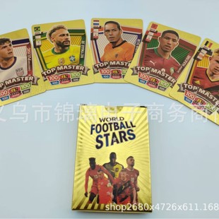 World Cup European Cup Soccer Star Ronaldo Card Gold Foil Card 55 Star Card Collection Card
