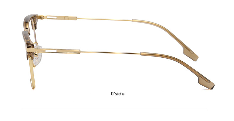 Basic Einfacher Stil Einfarbig Ac UV400-Schutz Quadrat Halbbild Männer Sonnenbrille display picture 5