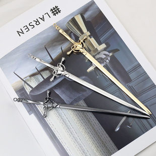 Metal sword, elegant Chinese hairpin, Hanfu, hair accessory, modern hairgrip, Chinese style, simple and elegant design