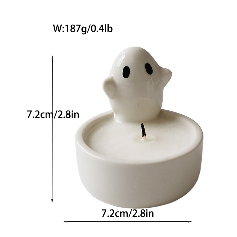 Ins crosbar dibujos animados gato asado fuego cerámica candelabro artesanía decoración del hogar ambiente regalo de vacaciones resistencia a altas temperaturas