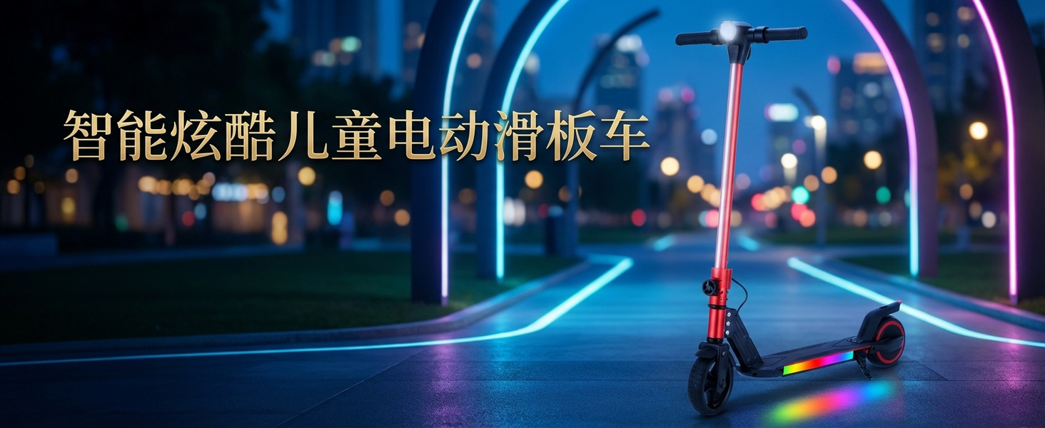 Professional Export of Two-Wheeled Children's Electric Scooters, Rechargeable Model 6.3inch, Portable Small Folding Children's Balance Bike