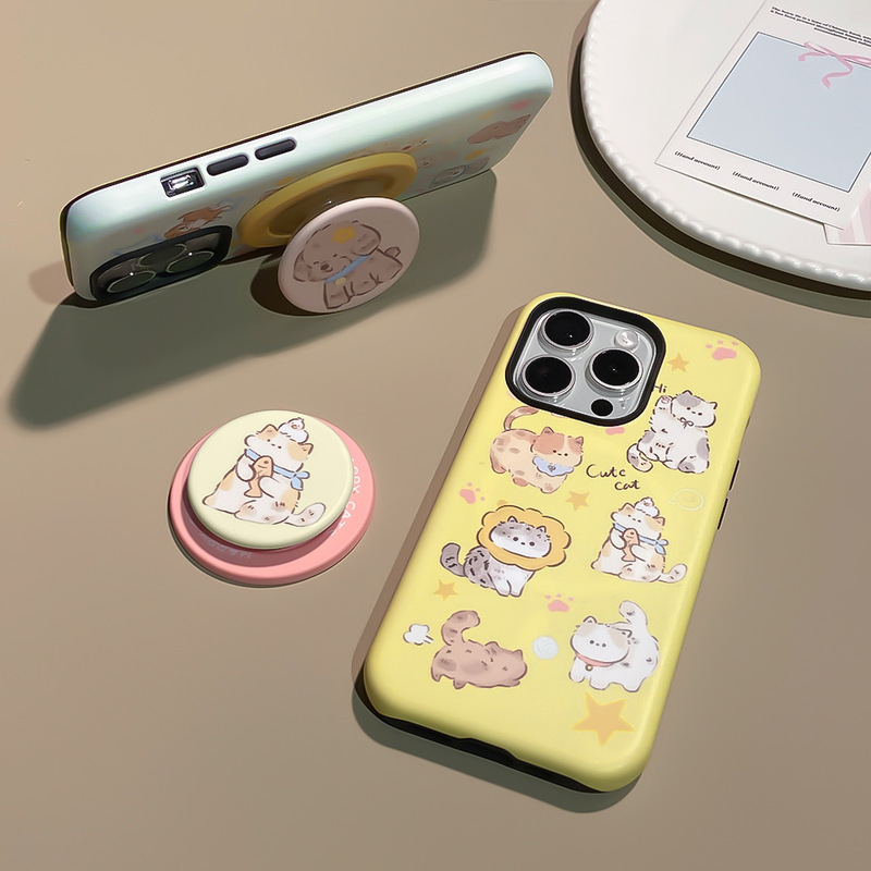适用苹果15/16/17promax磁吸菲林手机壳iPhone14/13/12防摔支架壳|undefined