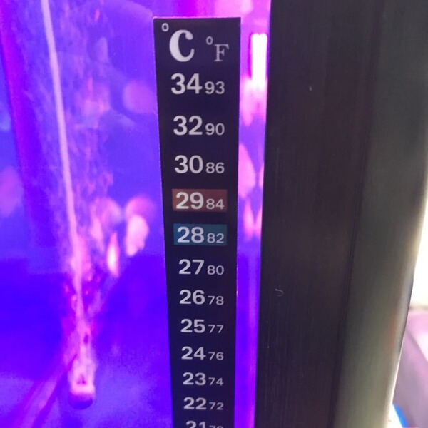 18-34 degree digital LCD color changing fish tank temperature…