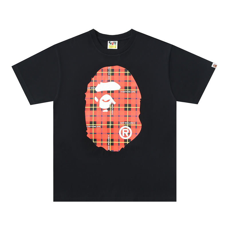 クロスボーダー トレンド ブランド メンズ レディース カップル Tシャツ メンズ 漫画 レター ラウンドネック 半袖|undefined