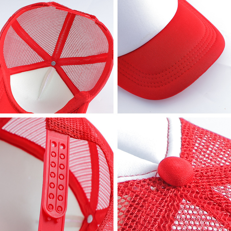 Sombrero personalizado juego de dibujos animados gorra de malla DIY sombrero para el sol de los hombres y las mujeres de malla transpirable gorra de béisbol gorra de pico