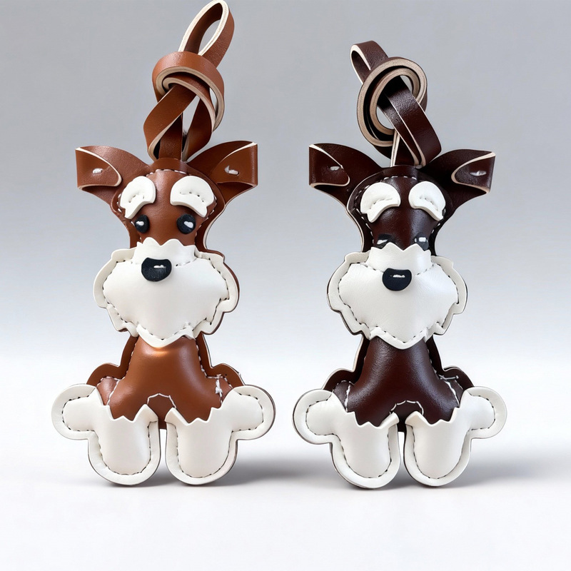 Amazon Cross-Border Jewelry Handmade Car Keychain Backpack Pendant Cute Dog Couple Gift Customization