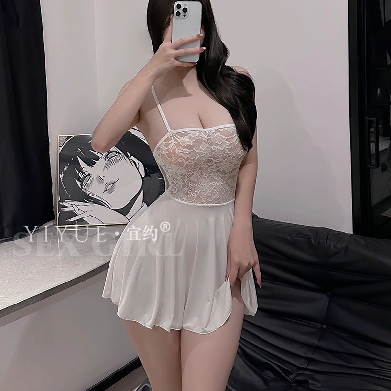 宜约 Sexy underwear, кружевной пижама, униформа, утягивающий эффект