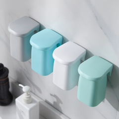 マグネット吸い込みうがいカップ穴なしミラーキャビネット収納シンプル洗面カップカップル歯ブラシカップ家庭用収納棚