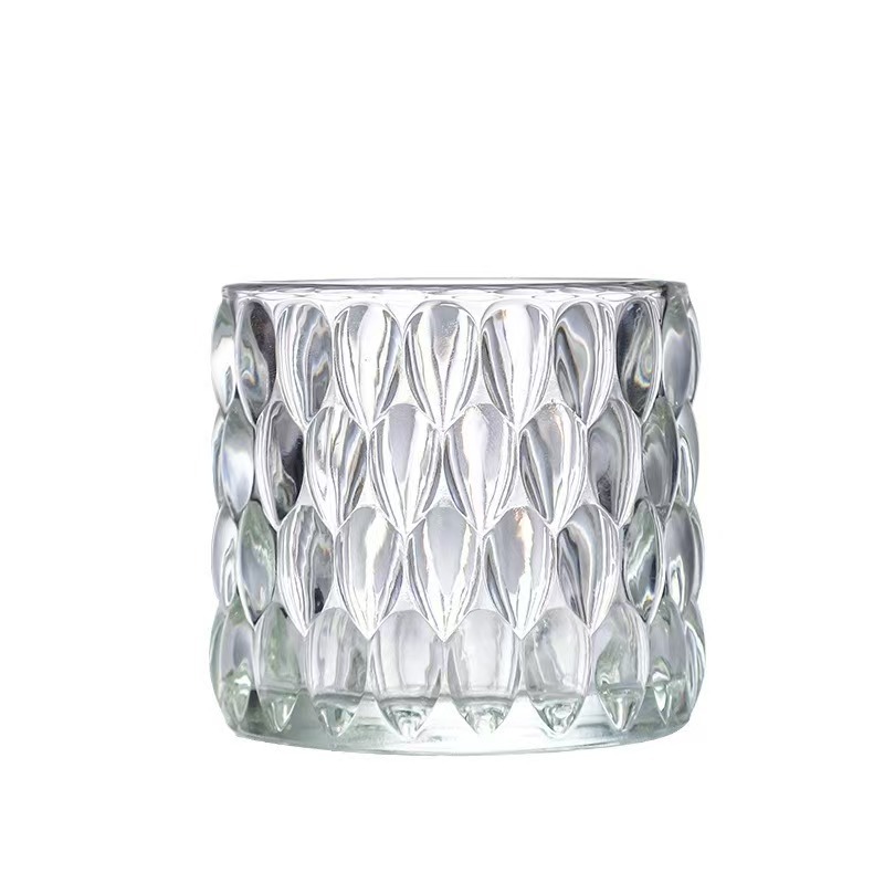 9585 tazas de vela en relieve tazas de té tazas de cera tazas de fragancia tazas de vidrio Amazon para gran capacidad tazas vacías en stock
