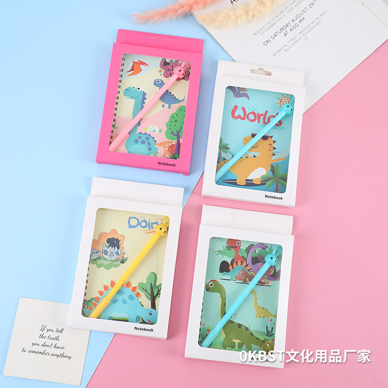 Estilo coreano espacio astronauta estudiante cuaderno de dibujos animados traje de Kindergarten portátil caja de regalo Premio