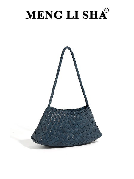 Retro woven universal one-shoulder bag