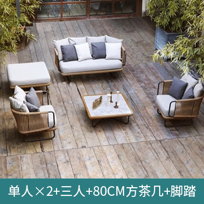 Sofá al aire libre, silla de caña, patio, protección solar, jardín, balcón, silla de ocio, sofá al aire libre, mesa de té, combinación impermeable