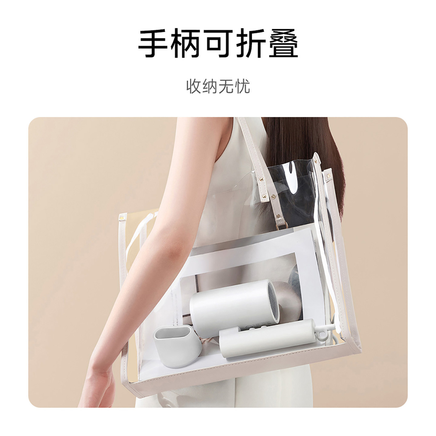 Genuine MIJA portable hair dryer H101 folding student H300 hair dryer H501 dormitory negative ion H701 4