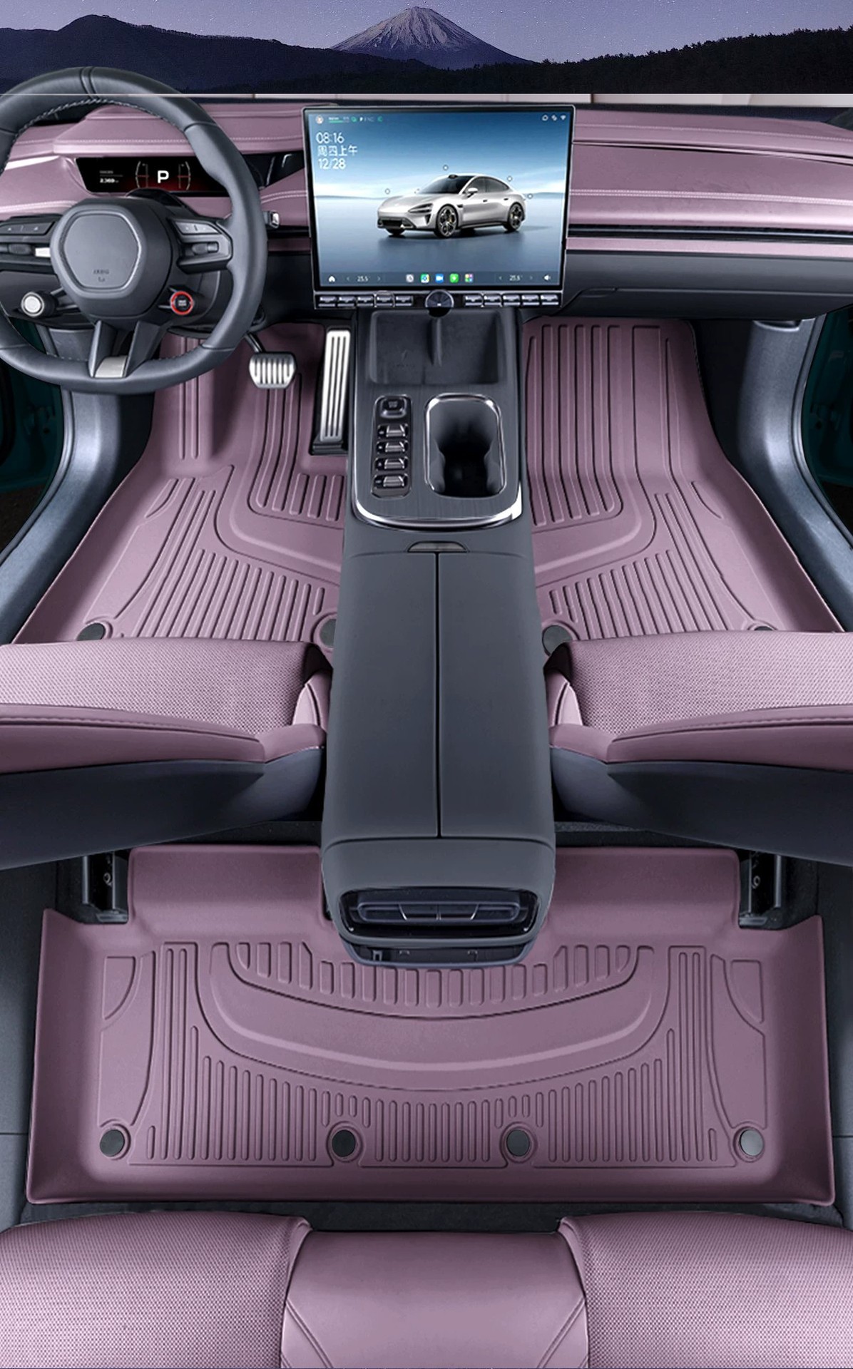 Suitable for Xiaomi Su7 Xiaomi Yu7Promaxuitra Original Color Full-Cover Threshold Type Tpe Car Floor Mats 26 Models