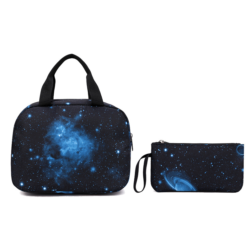 블랙과 블루 스타 투피스 세트