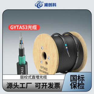 Communication Outdoor Single-Mode Gyta53 Armored Layer Stranded Direct-Buried Optical Cable Gyta53-4-96B1Adss Fiber Optic Cable