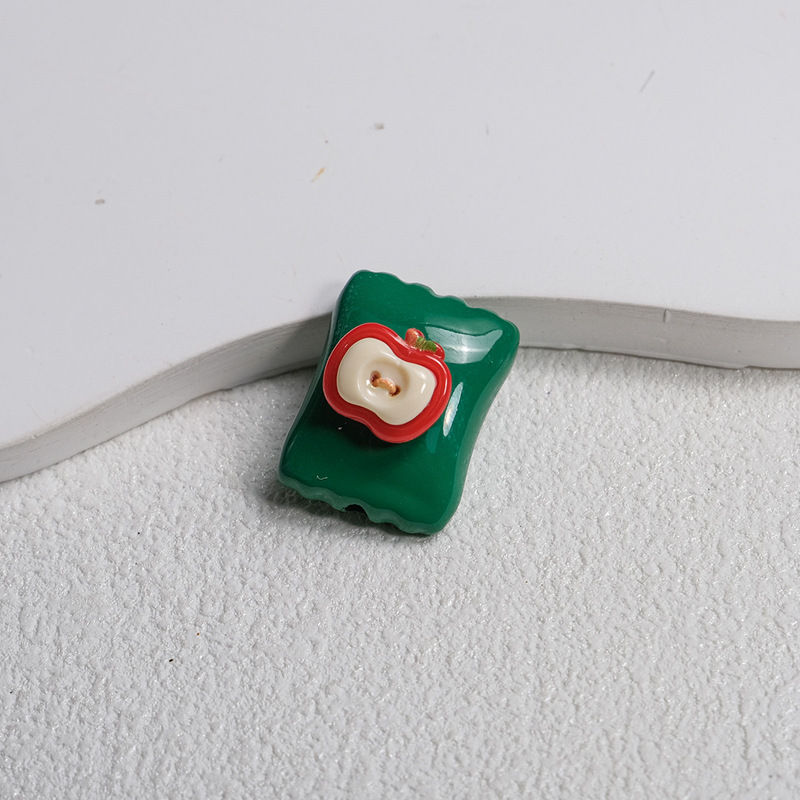 烤漆立体水果糖果袋子穿孔珠包挂娃娃手机链条手链diy饰品配件|undefined