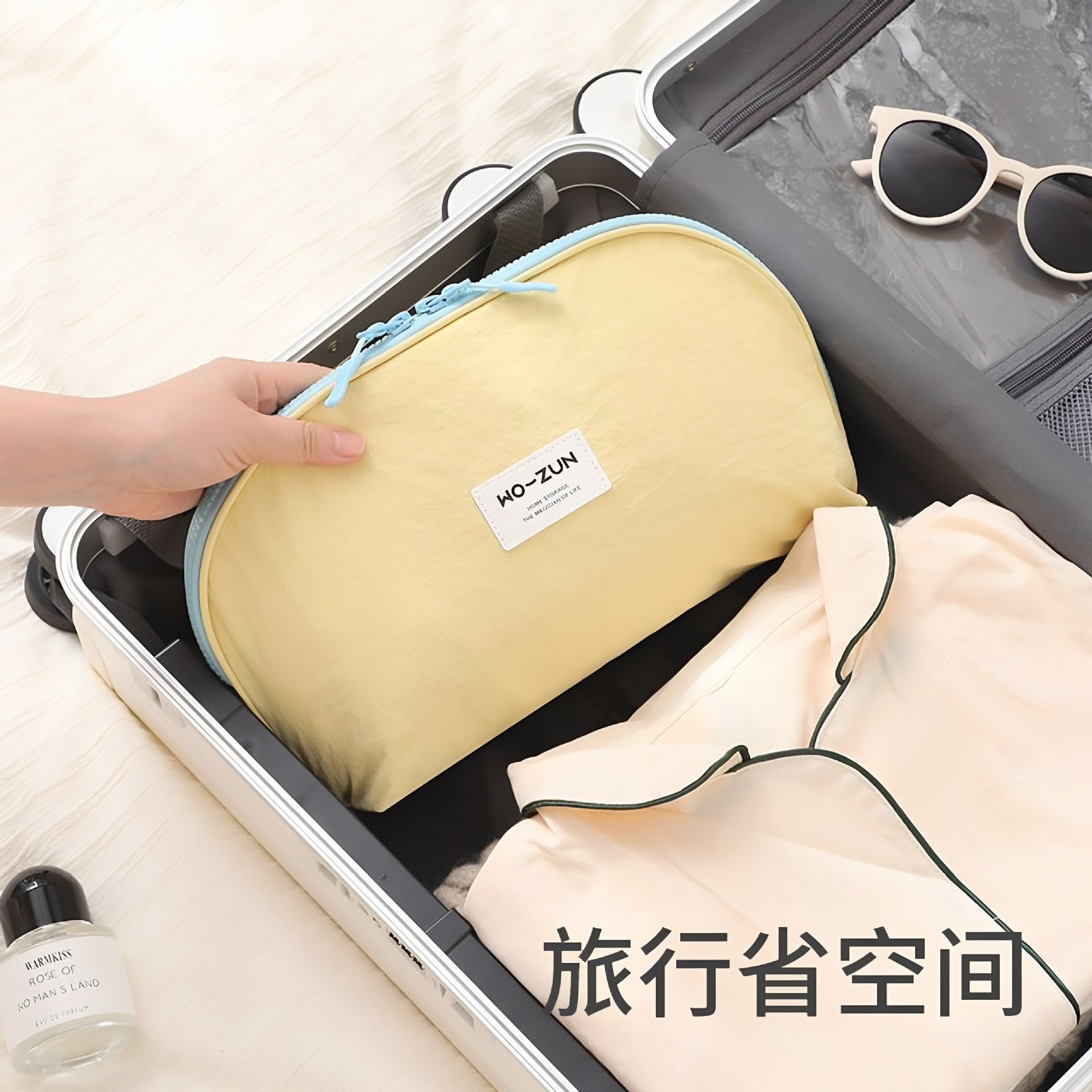 New Stylish Portable Travel Storage Organizer for Underwear and Personal Items, Designed for Luxury Travel