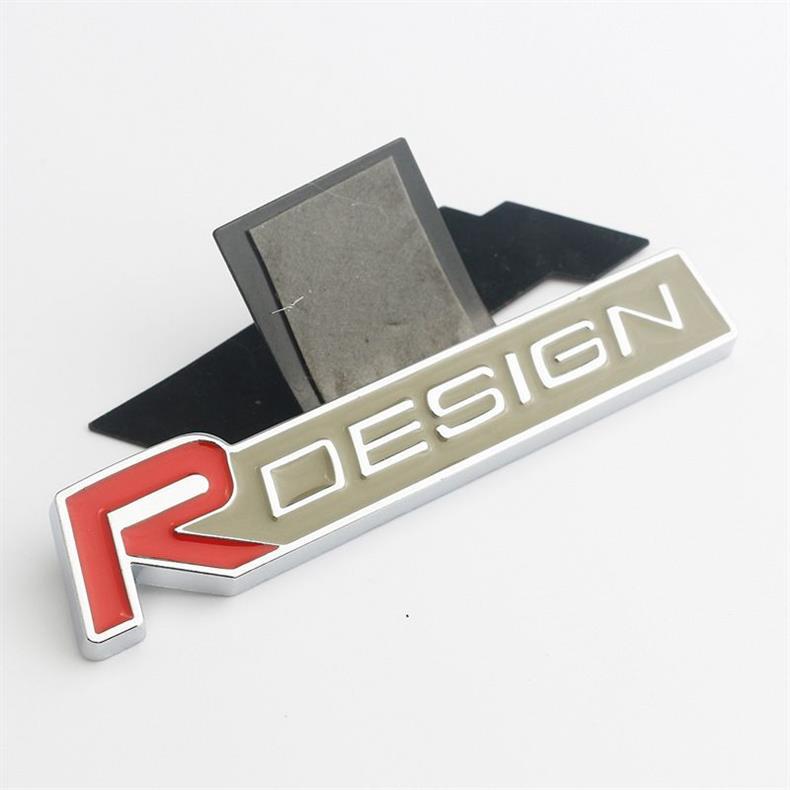 RDESIGN 3D three-dimensional metal car emblem sticker is suitable for Volvo S60L V40 V60 modified car emblems