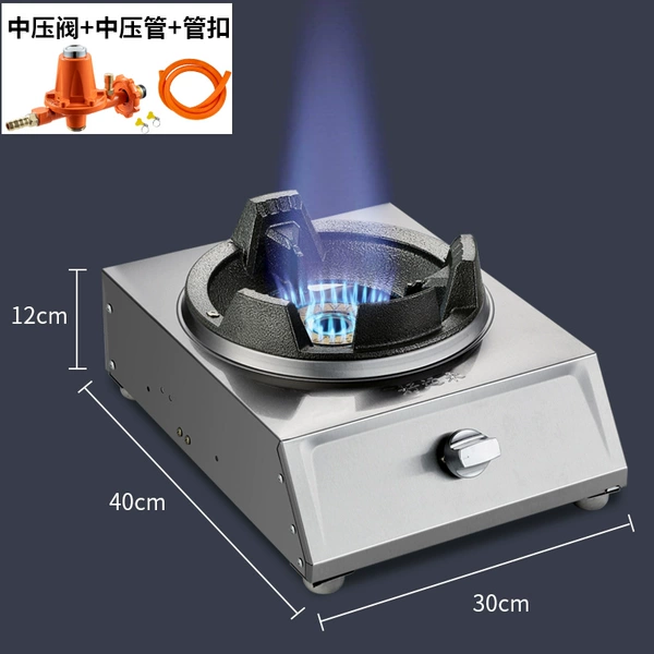 Medium and high pressure cast iron stove with strong fire stove + full set of accessories