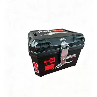 Electric car tail box – Bikes, Black Knight Trunk - chinese-heart-45-liter-lined-small-sticker-installation-tools-shock-absorbing-base