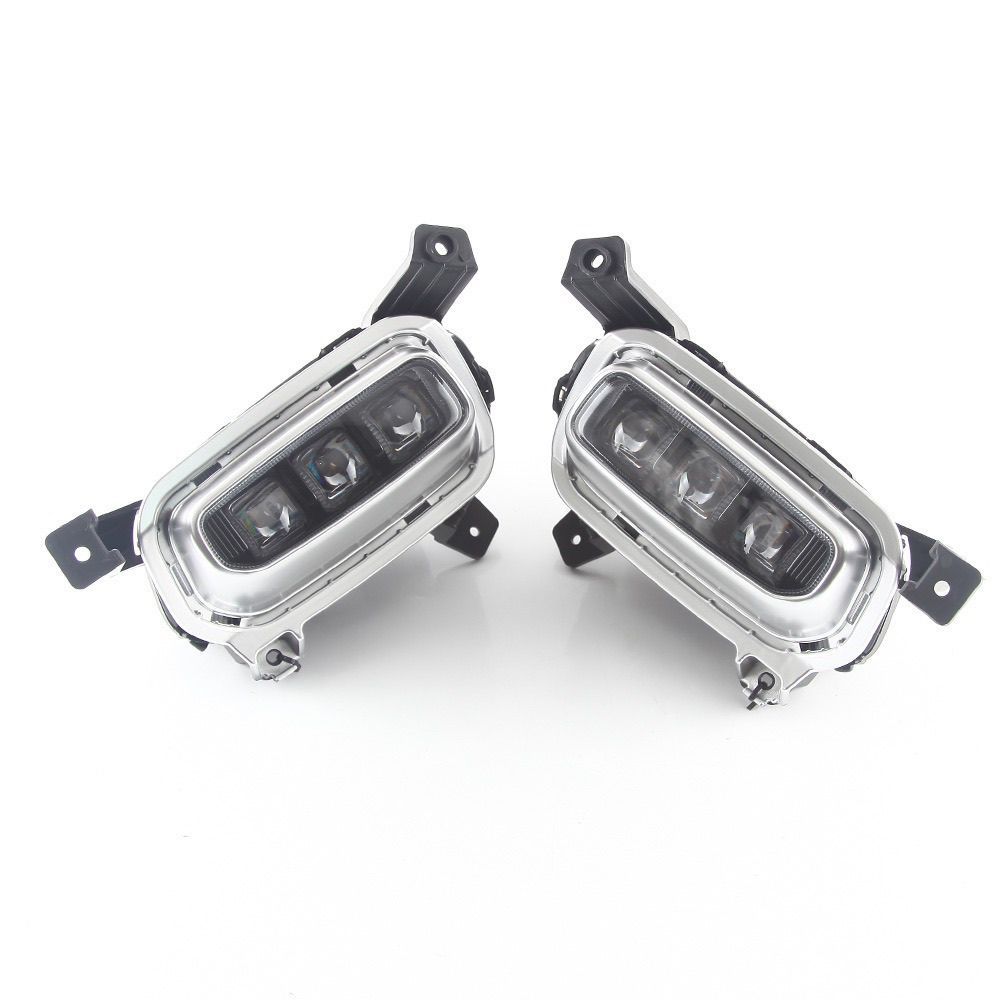 Suitable for Kia 20-21 Seltos Daytime Running Lights Led Front Fog Lights Kx3 Daytime Running Lights Turn Signals