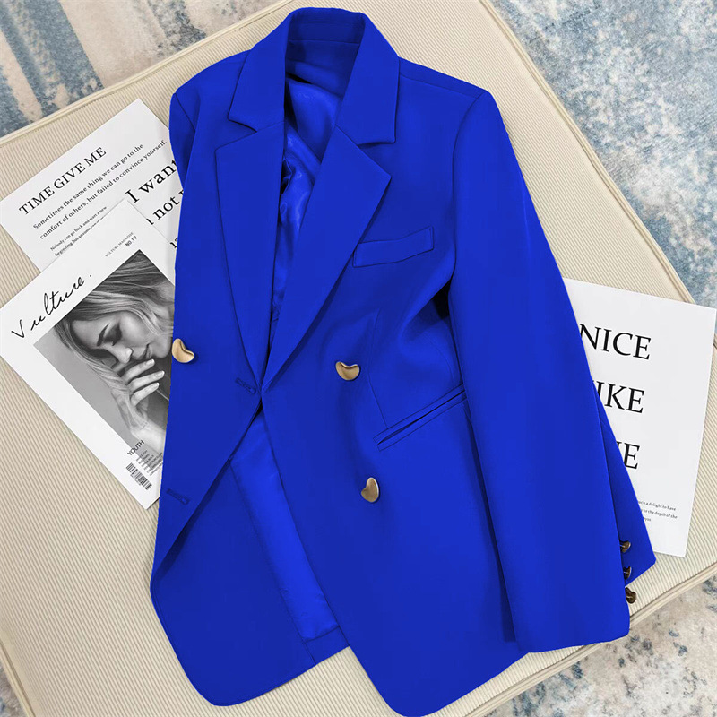 Women's Clothing New multi color high end British style suit jacket spring and autumn women's French texture fashion small suit_voghion.com