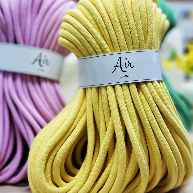 8mm粗棉绳 棉包芯绳 25米 车缝猫窝绳 彩色圆绳棉绳收纳筐编织绳