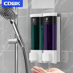 創点免穴石けん液器壁掛け手動押し石けん液器ホテル石けん液箱メーカークロスボーダー